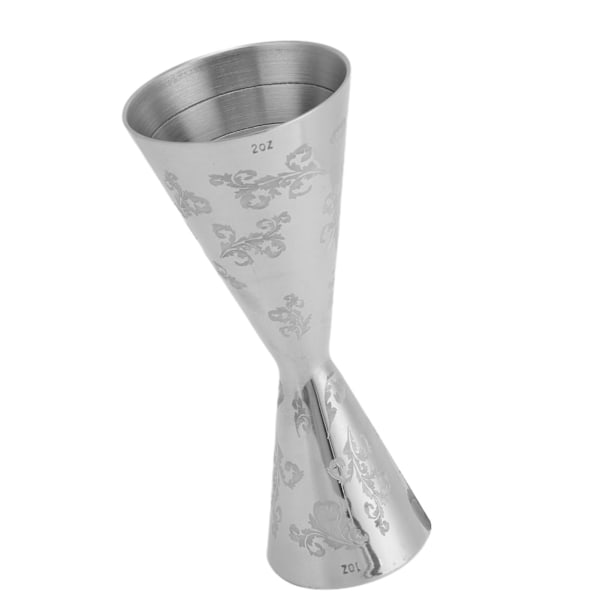 Dobbelthodet Cocktail Jigger i Rustfritt Stål 30ml 60ml for Bar Bartending