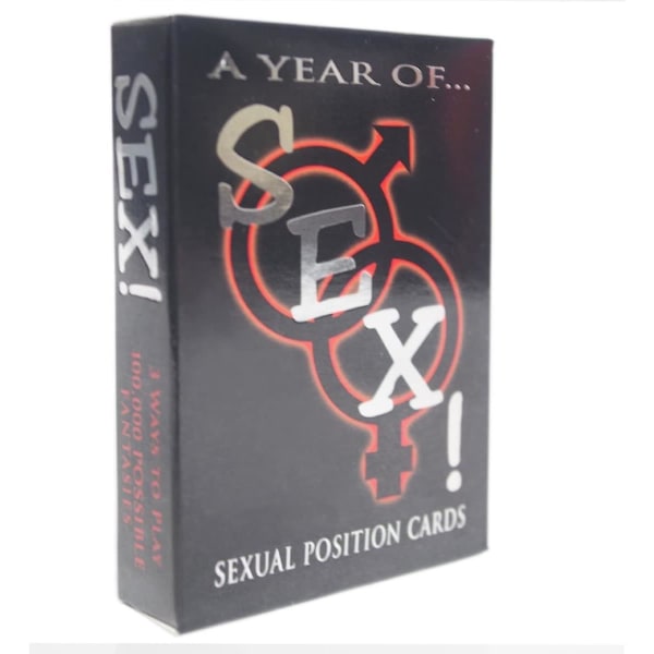 Sexposisjonskort for par, Sexkort Sexposisjonsspill for par frekke, Sexspill Deck Tot