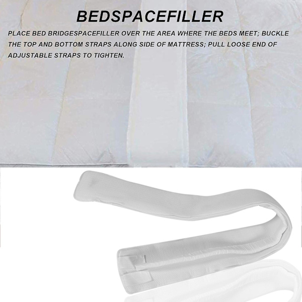 Sengbro Twin til King Konverter Kit Justerbar Madrasforbindelse til Seng Bedspacefiller Twin Seng
