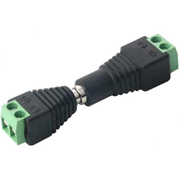 24 kpl ammattimaisia ​​DC-liittimiä, tynnyri 12V DC -virtajakan liitäntäsovitin, 12 paria 2-napaista urosliitintä ja naarasliitäntäpakettia, CCTV-kameran LED-nauhalle