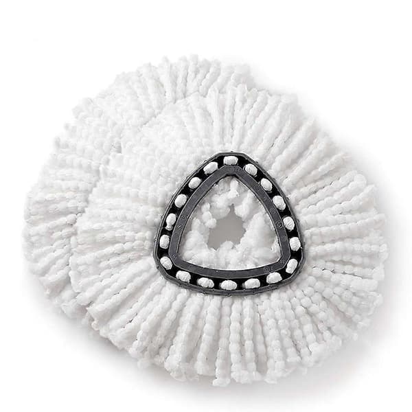 4-pakning for O-Cedar trekantet roterende moppehode, mikrofiber erstatning bomullsgarnhode, moppetilbehør