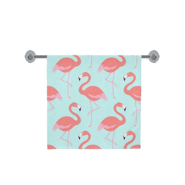Flamingo Fugl Badehåndklæde Håndklæde Brusebad Håndklæde Vaskeklud 75x140 Cm