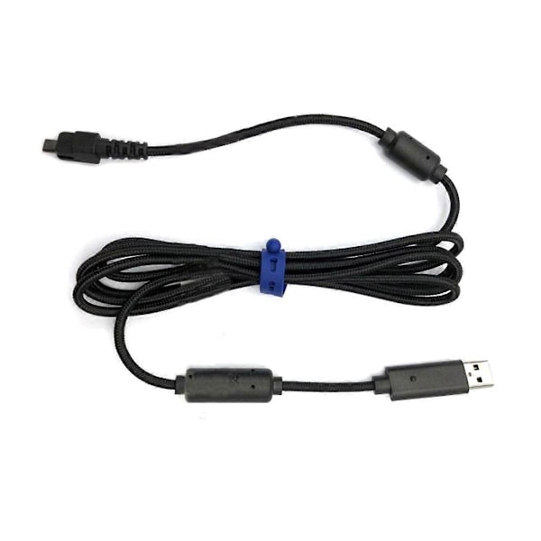 2m Nylonflätad USB-kabel för RAIJU Gaming Controller, Höghastighets USB-ersättningskabel