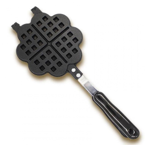 Non Sticks Waffle Factory Stekpanna Kärlek Bubblig Kaka Ugn Frukost Våfflor Kök Frukostmaskin Äggkaka Ugn Stekpanna D5 | Våffelform