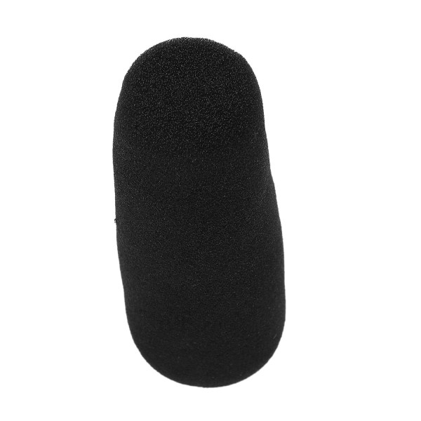 12cm Mic Miniphone Skumsvamp frontrutedeksel For Miniphone Svart