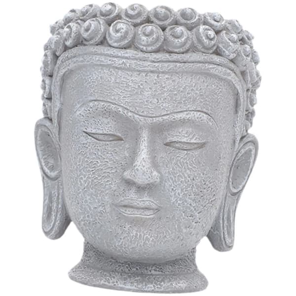 Blomsterpotte formet som et Buddha-hode