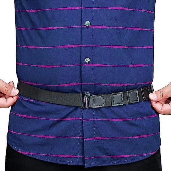 2 skjorteholdere med justerbare skulderstropper for et pænt og stilfuldt look, , sort