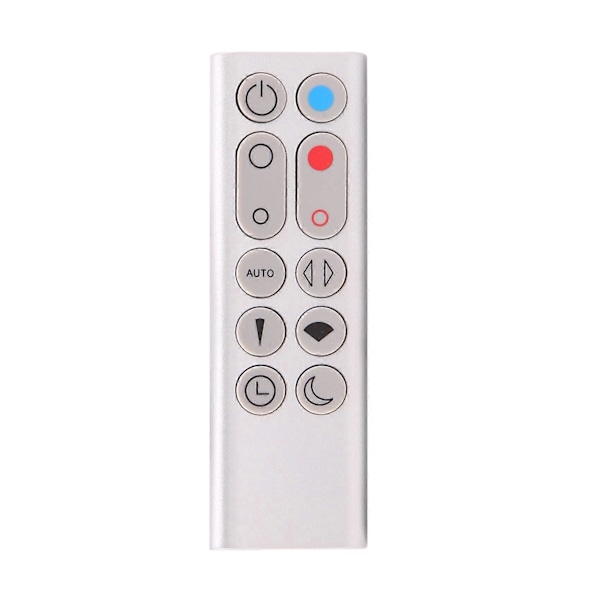Ersättningsfjärrkontroll HP02 HP03 för Pure Hot+Cool Link HP02 HP03 Luftrenare Värme och Fläkt (Silver)