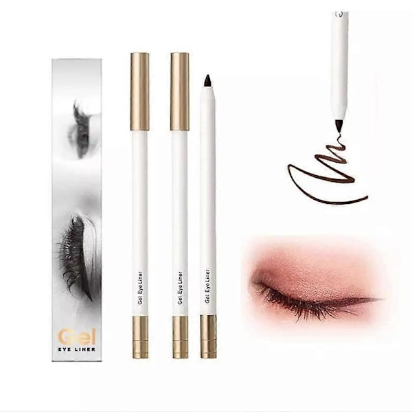 2 st. Smudge-Proof, Vattentät och Långvarig Eyelinerpenna