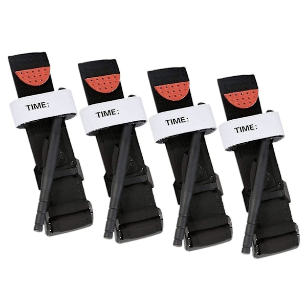 Tourniquets, 4 Pack Emergency Outdoor Tourniquet First Aid Tactical Life Saving Hemorrhage Control