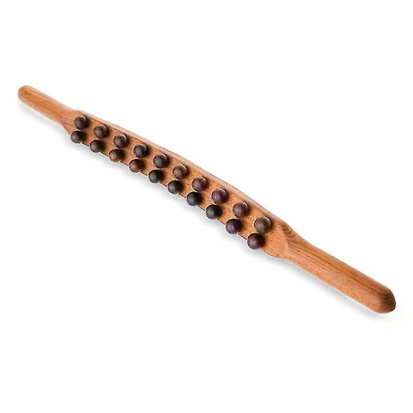 20 helmeä Guasha-kaavintikku puinen hierontatyökalut lievittävät lihaksia Vartalo Meridiaanisauva Bac-yulle
