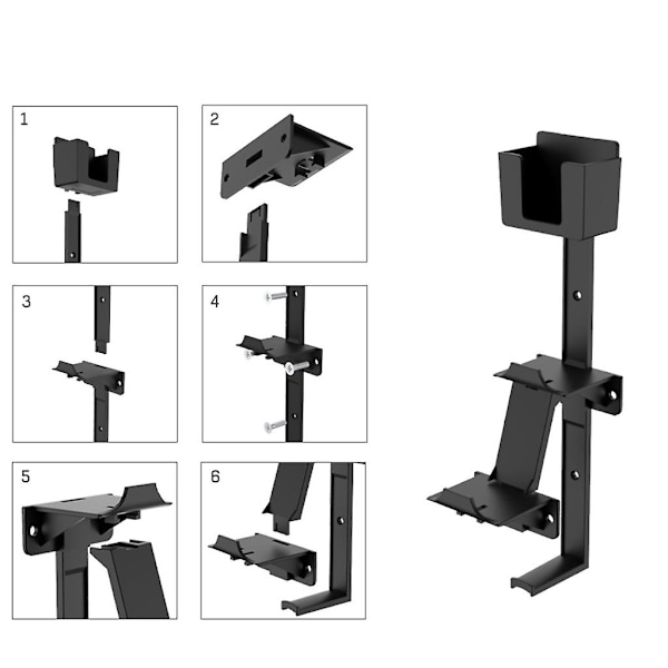 Universal Dual Game Controller Fjernkontroll Veggmontert Stativ Brakett Med Headset Henger Holder For   Switch Spill Tilbehør