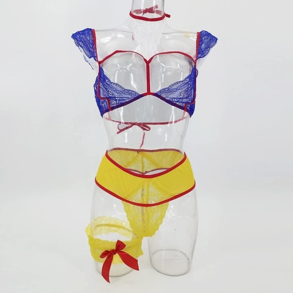 Dam Snow White Lingerie Cosplay Outfit, Kvinnors Underkläder