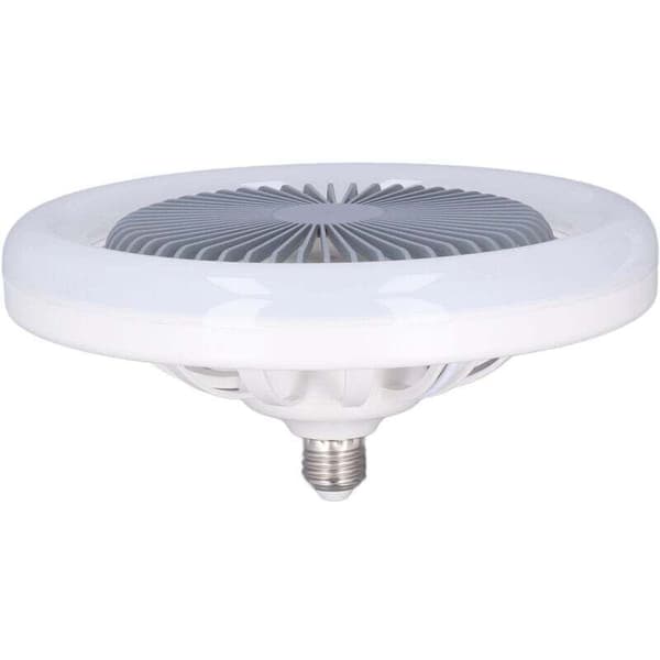 Stille LED Loftventilatorlampe 30W E27 – Ideel til børneværelser og soveværelser. Justerbar. 85–265V