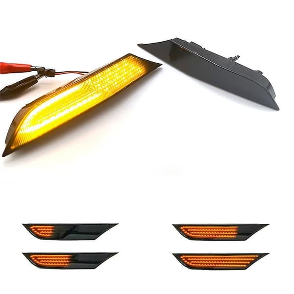 2 stk LED dynamiske sidemarkerlys blinklys for R35 Coupe 2007-2021 2618062b0a