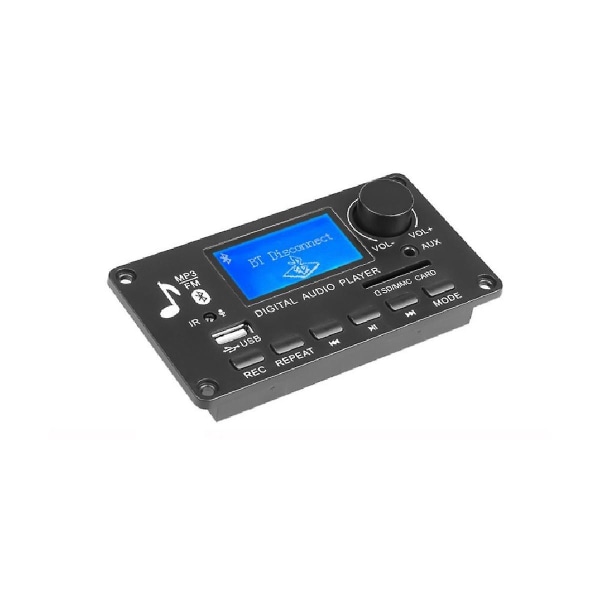 Dc 12v Mp3-dekooderi levyvahvistin autoradiovastaanotin MP3-soitin Bluetooth V5.0 USB Sd-moduuli Mp3 F