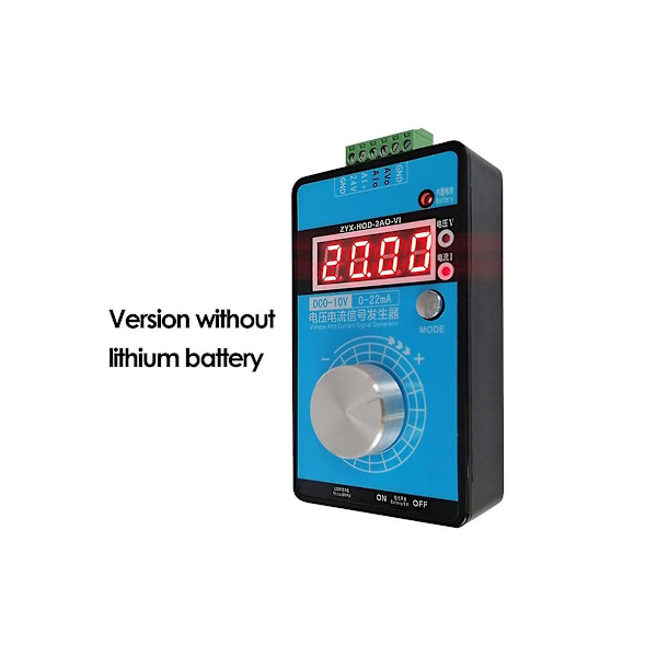 0-5v-10v 0-20ma/4-20ma Signalgenerator Justerbar Ström Spänning Analog Signal Källor Utgång 24v