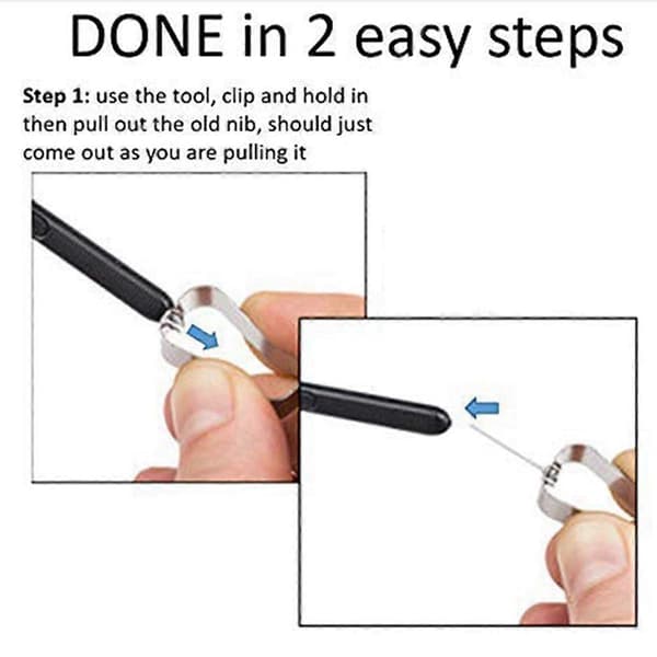 10 stk. Stylus-tupper Stylus Refill Spen Refill for Galaxy Tab S6Lite S6/S7/S7/S8 Note10/Note20