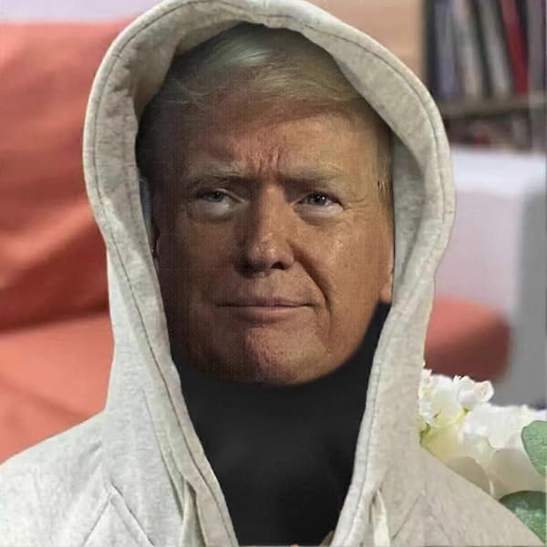 Heldekkende President Elastisk-Maske 3D-printet Donald Hodeplagg 2025 H7G4 1 One size