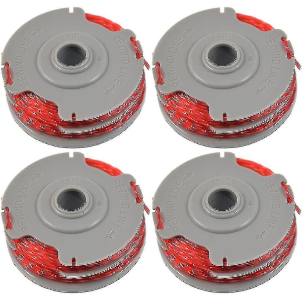 4 X Trimmer Strimmer Spool Amp; Line Double Autofeed-kompatibel Flymo Fly021