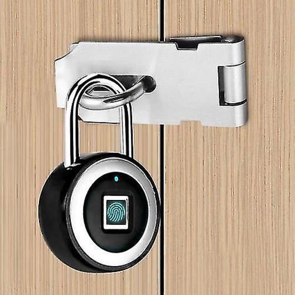 Smart Bt Fingerprint Hænglås Oplåsning Ved Fingerprint & App Genopladelig Nøglefri 10 Fingeraftryk Ip6