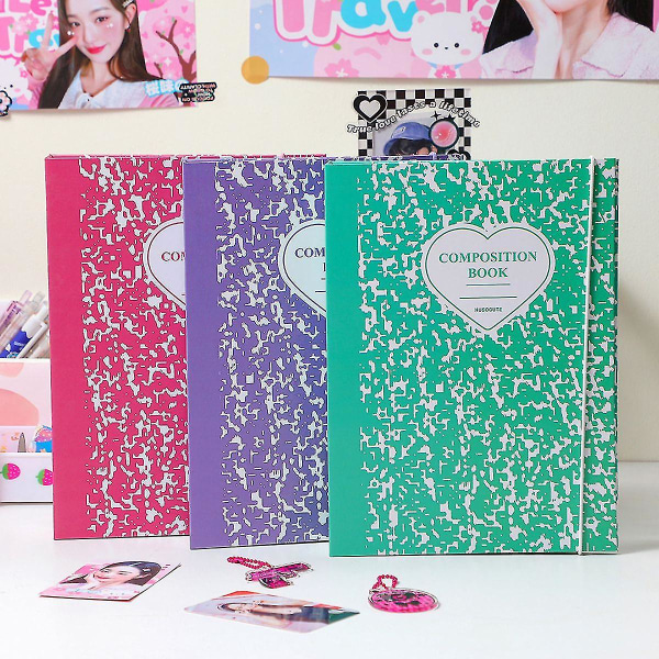 A5 Binder Kpop Idol Billedlagring Bogklip Star Chasing Album Album Album Statistik (ekskl. indre sider)