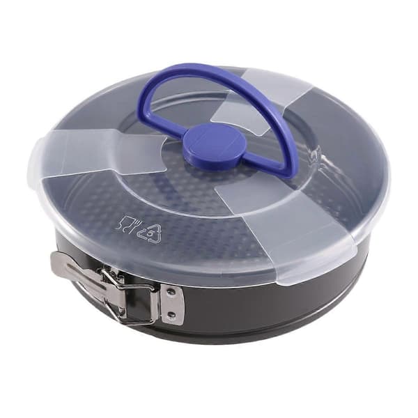 Springform kakeform, rund springform kakeform, non-stick kakeform, springformpanne med lokk og avtakbar bunn