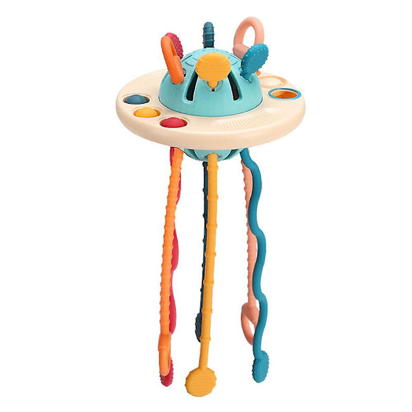 UFO Baby Toys Sansestimulerende Fingerleker Baby Utdanningsleker Flyvende Tallerkenleker Tidlig Utdanningsleker