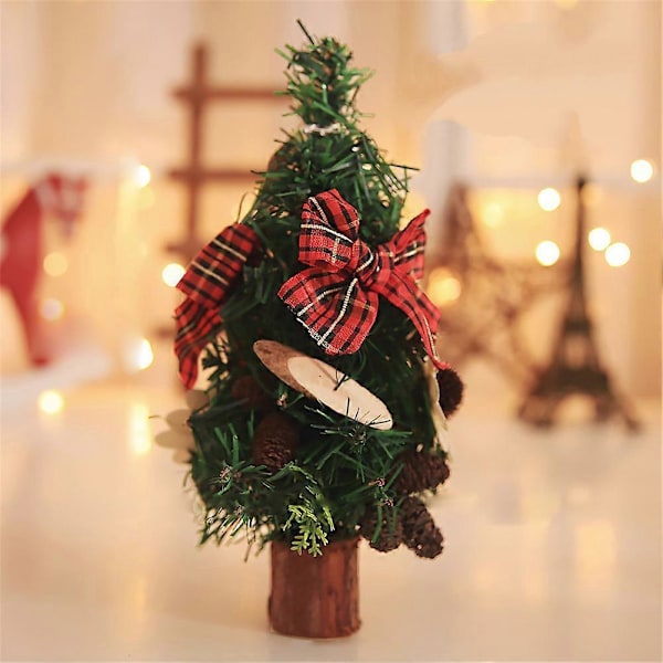 26cm Mini Julgran för Bordsskivan - Vacker Festdekoration för Jul (#5)