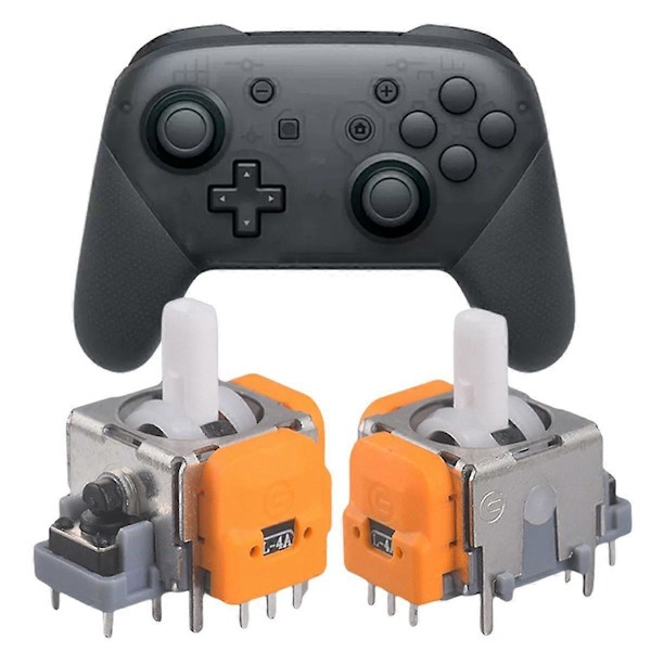 10 stk. 3D Hall Effect Joystick Justerbar Uden Drift Tommelfingerstyrepinde Spil Joystick Modul Controller til