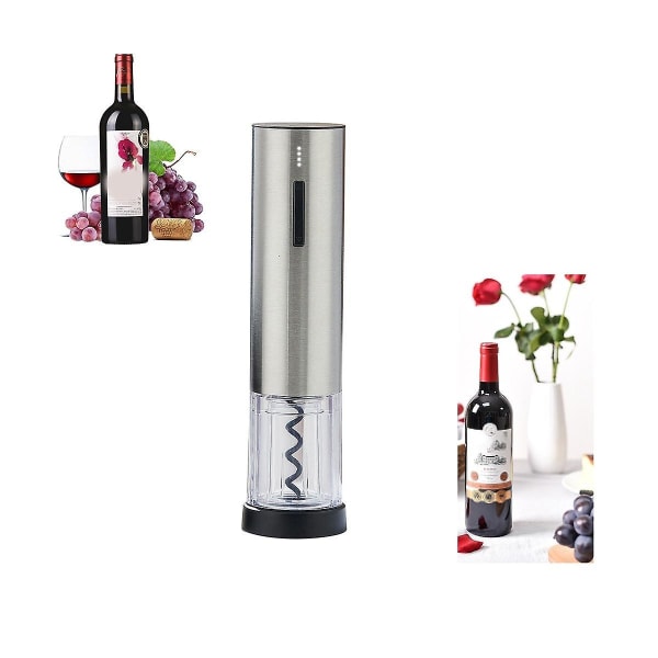 Elektrisk vinåpnersett,vin med oppladbar vinåpner, elektrisk vinlufter, foliekutter