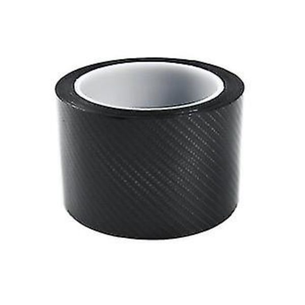 Bilstøtfangerbeskyttelse - Karbonfiberstøtfangerbeskyttelse - 10cm x 5m Svart