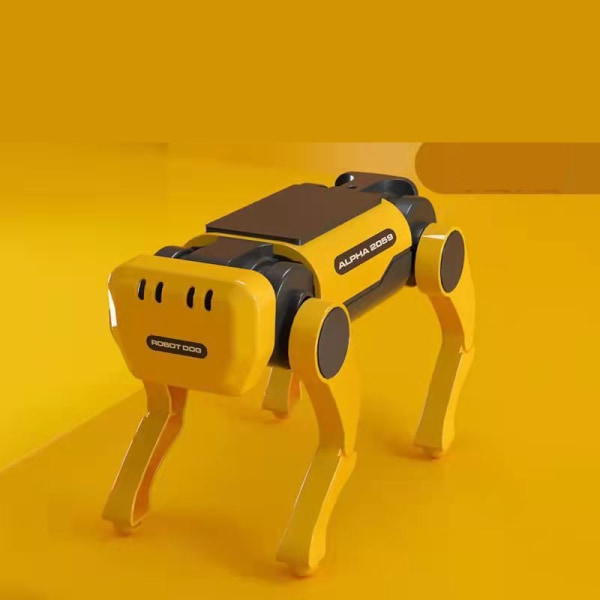 Barnleksaker, Solar Dog Electric Robot DIY monterade leksaker