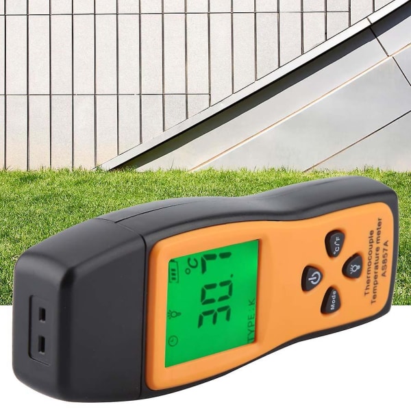 Smart Sensor As857 Digital Lcd termometer temperaturmåler med K-type termoelement