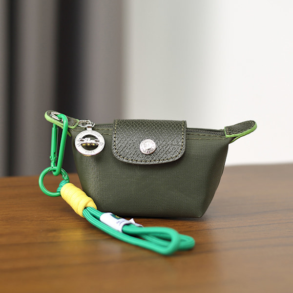 Longchamp mini -laukku, nailoninen dumpling-laukku, muodikas pankkikortin säilytys, kevyt pieni kolikkolaukku