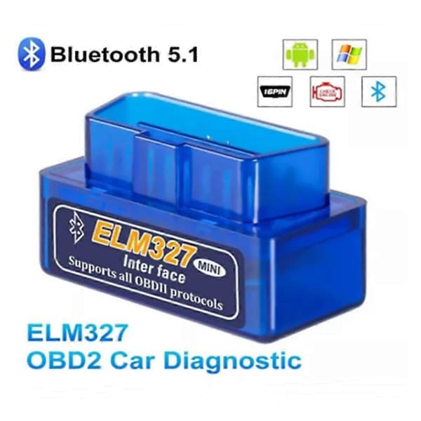 ELM327 Mini V2.1 Bluetooth Detektor OBD Bluetooth Bilfejldetektor OBD2