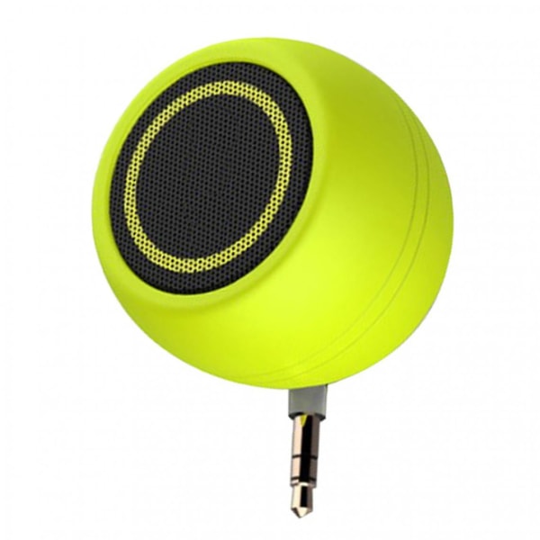 Mini Speaker 3.5mm Jack Aux Music Audio Player For Mobile Phone Green