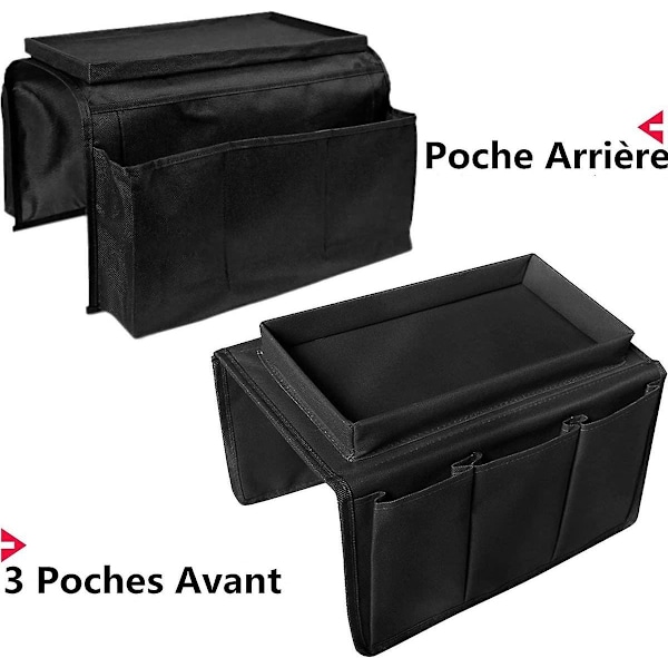 Sofa Organizer Armrest Sofa Tray Storage Bag Hanging Armrest Pocket Sofa Organizer Chair Caddy for Magazines Glasses