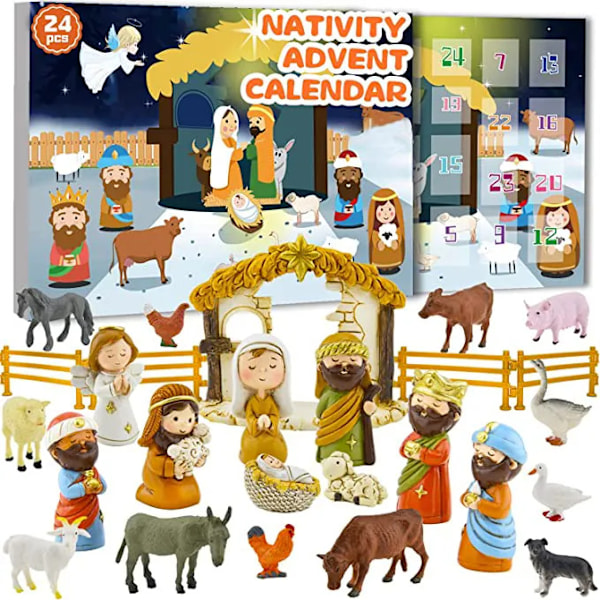 Nativity Advent Calendar 24 Sets of Nativity Sets