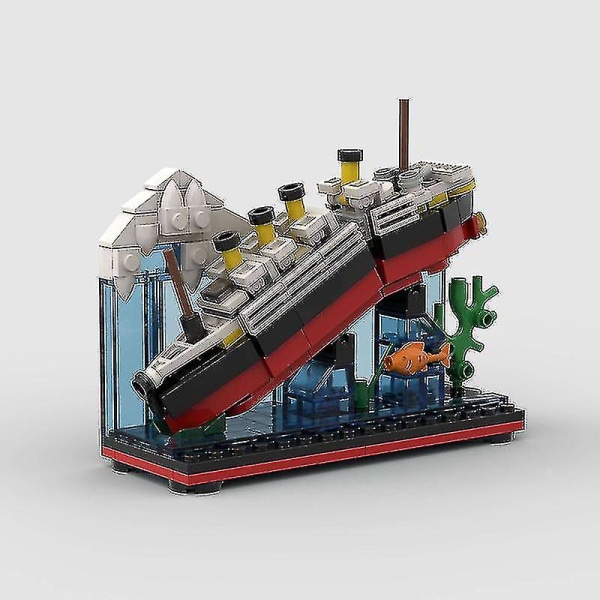 Titanic Ship Små partikel Moc monterade byggstenar