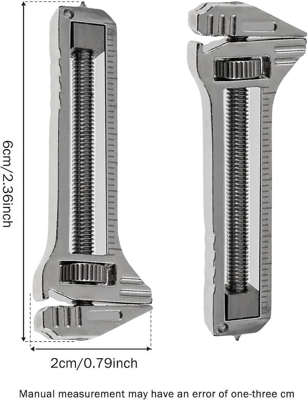 Mini Multitool Nøgle, Kompakt Titanium Multitool, Mini Legering Multi-Tool, Dåse- og Flaskeåbner til Hverdagens Forberedelse, Camping og Vandring