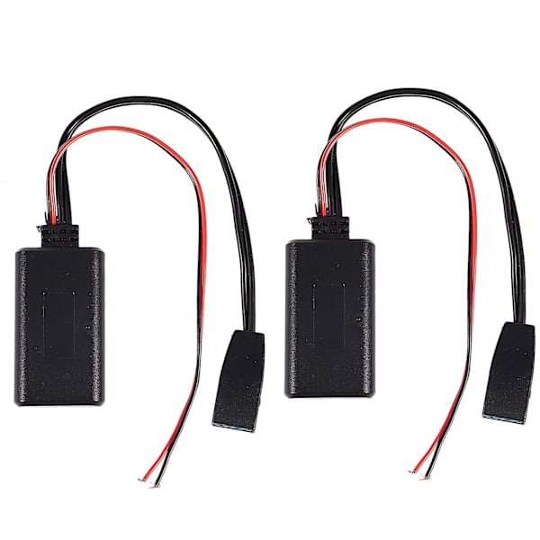 2x Bil Bluetooth-modul CD Audio 10-pin Bluetooth Aux-adapter for E46