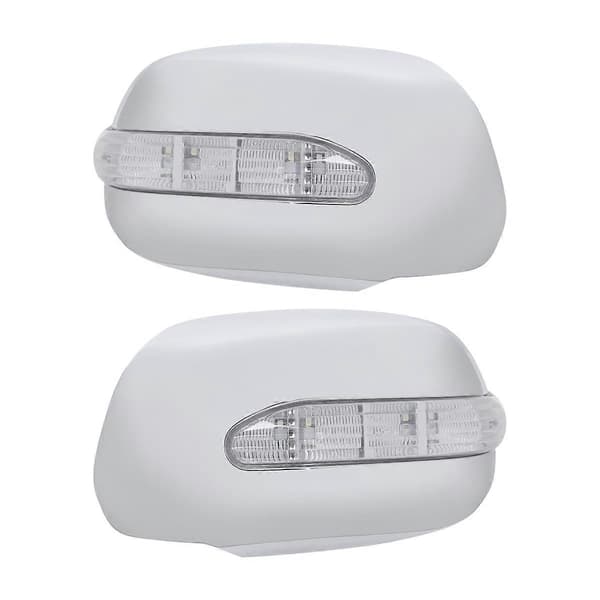 for 2005-2011 Sølv Krom Sidespeildeksel med LED Blinklys
