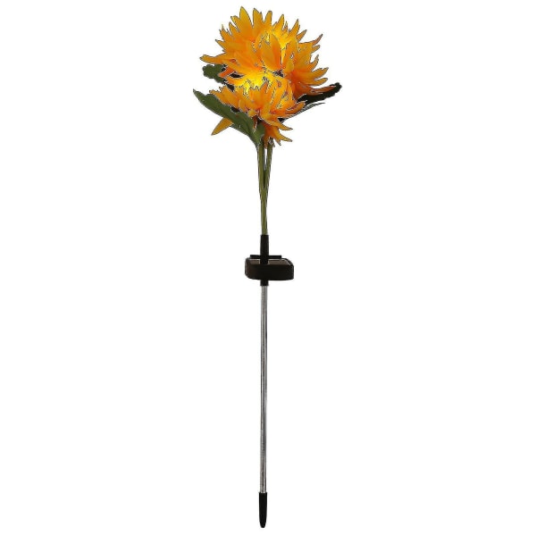 Solar Light Garden Led Light Chrysanthemum Light Adornment For Outdoor