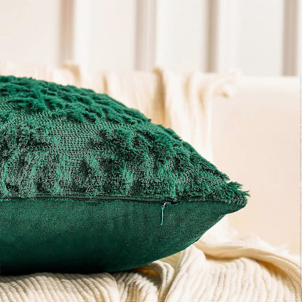 Dekorativt kuddfodral 45x45 cm, Mjukt, fluffigt kuddfodral med elegant design