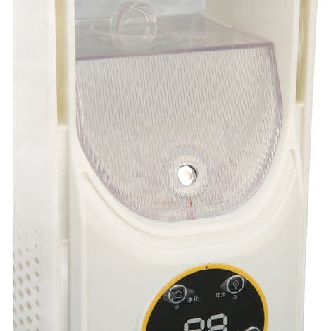 Bladeless ventilator seks gear vindhastighed skrivebordsventilator LED lys luftfugter køler hjemmekontor timing køleventilator DC 5V 2A