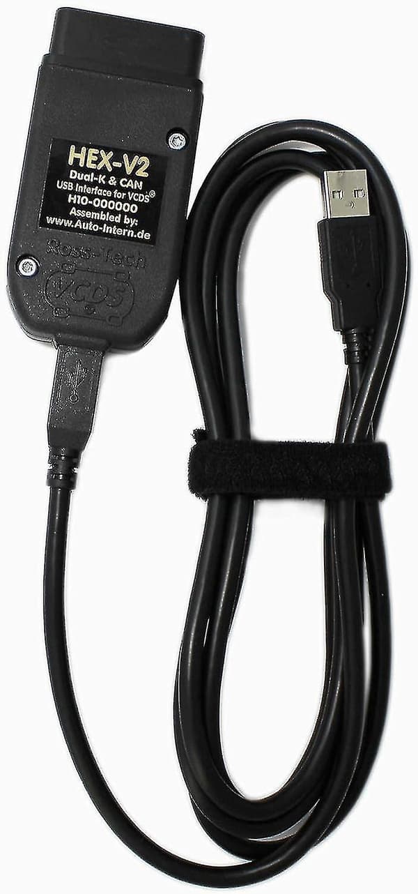 HEX V2 VCDS USB Diagnostikgränssnitt English + Swedish