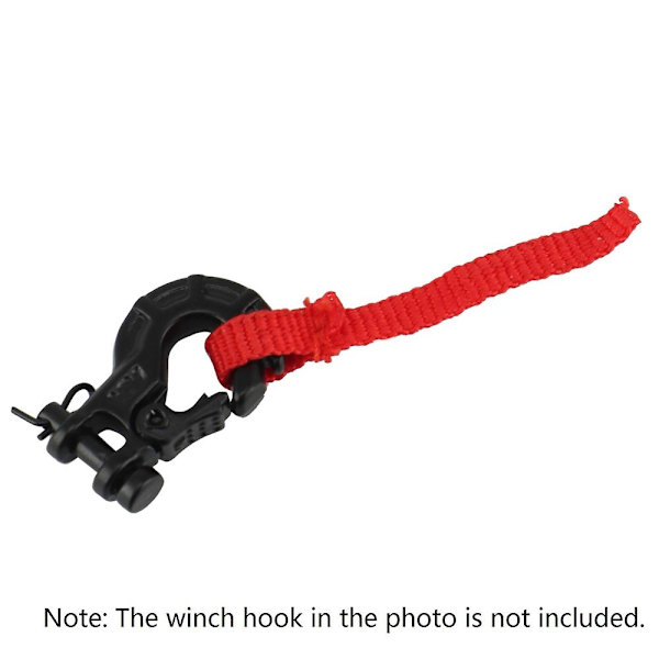 5 stk RC Bil Vinsj Krok Trekkestropp Vinsj Trekkmerker For 1/10 RC Crawler Bil Axial Scx10 Traxxas Trx4