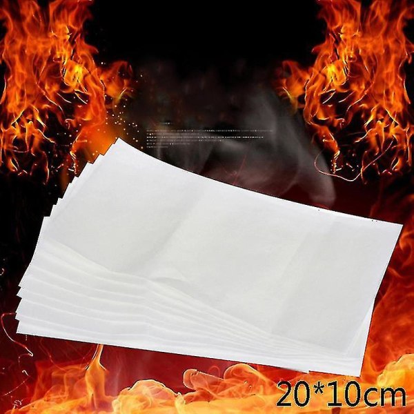 10 st 20*10cm Fire Paper Flash Flame Paper Fire Paper Magic rekvisita Effekt ShockAA