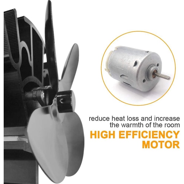 Vedovnsvifte 4 blader Vedovnsvifte Stillegående, vedovnsvifte, miljøvennlig, vedovner og peiser